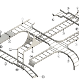 STEEL CABLE LADDER