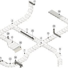 WIRE MESH CABLE TRAY